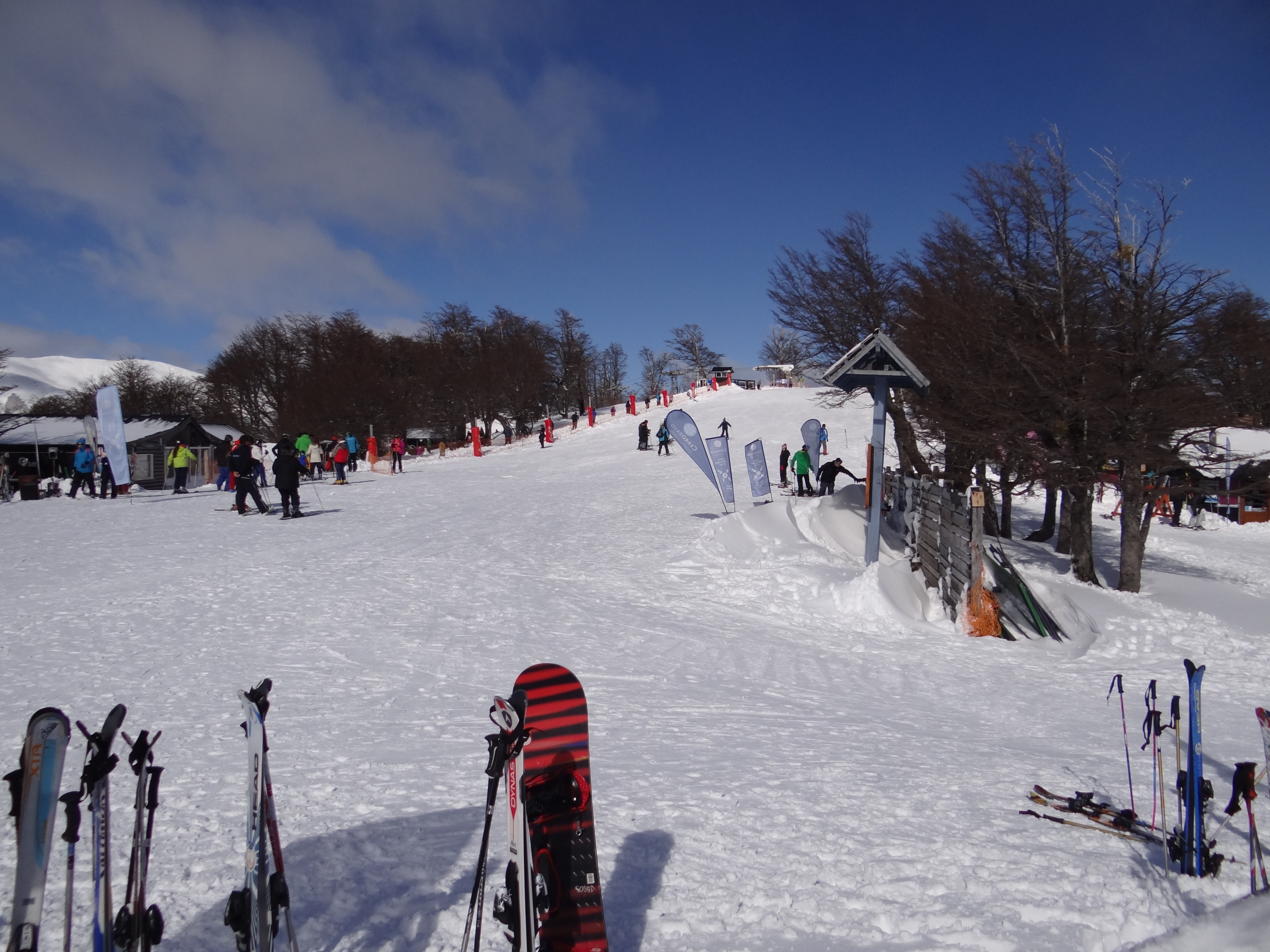 viagem para bariloche pista de snowboard