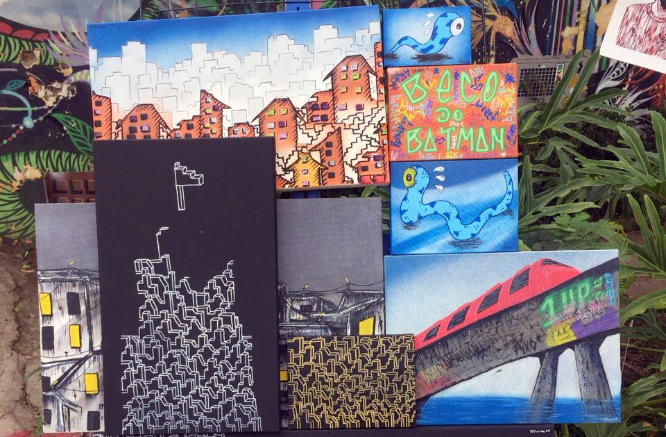 final de semana em são paulo quadros no beco do batman