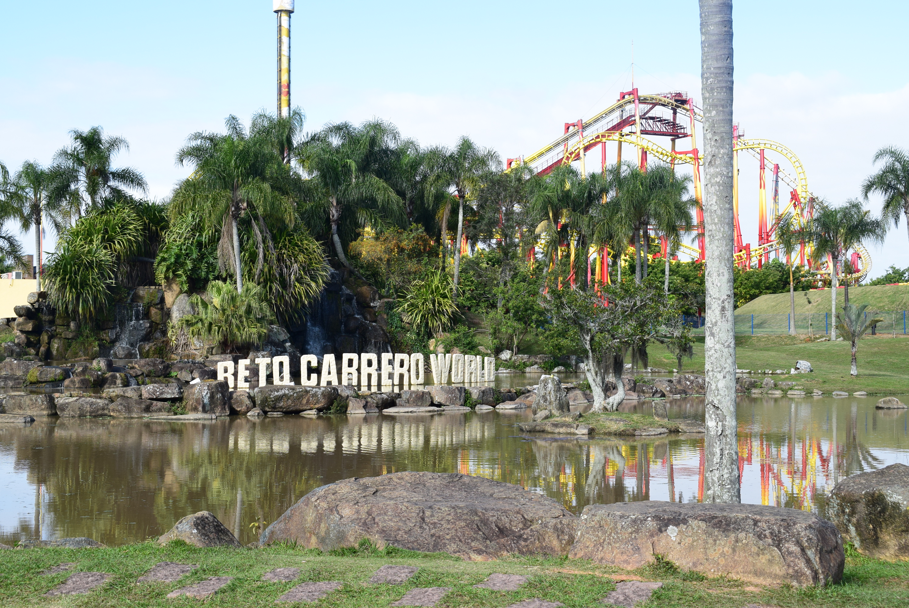 viagem para beto carrero world entrada do parque