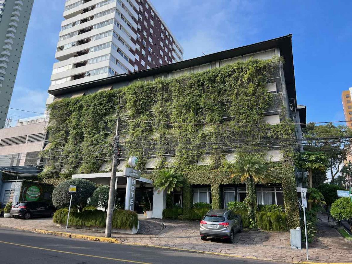 O que fazer em Novo Hamburgo: fachada do hotel