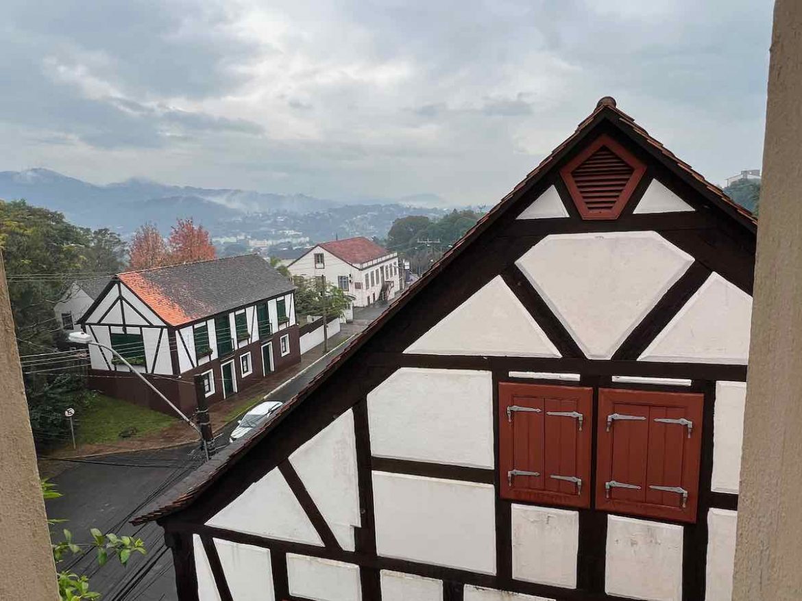 O que fazer em Novo Hamburgo: a vista que temos de dentro da fundação Scheffer é linda